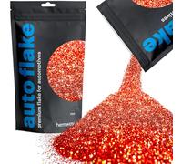 Hemway Premium Automotive Glitter Flake Paint Additive - Red Holographic | 100g Fine Metal Flakes for Car, Truck, RV, Motorbike & Boat Decoration | Mix with Auto Paint