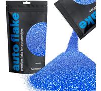 Hemway Premium Automotive Glitter Flake Paint Additive - Sapphire Blue | 100g Microfine Metal Flakes for Car, Truck, RV, Motorbike & Boat Decoration | Mix with Auto Paint
