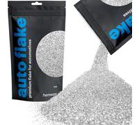 Hemway Premium Automotive Glitter Flake Paint Additive - Silver | 100g Fine Metal Flakes for Car, Truck, RV, Motorbike & Boat Decoration | Mix with Auto Paint