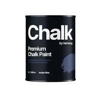 Hemway - Premium Chalk Paint - Juniper Blue 1 L | Chalky Matt Shabby Chic Finish for Interior Furniture & Walls | Quick Dry & 1 Coat