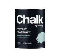 Hemway - Premium Chalk Paint - Soft Blue Smoke 1 L | Chalky Matt Shabby Chic Finish for Interior Furniture & Walls | Quick Dry & 1 Coat