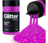 Hemway Premium Glitter Shaker - Fuchsia Pink | 130g Chunky Metallic Flake Sequins for Resin & Epoxy Crafts | Craft Supplies for Tumblers, Festival, Hair, Face, Body, Eye & Nail Art