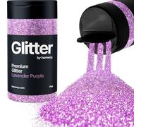 Hemway Premium Glitter Shaker - Lavender Purple | 130g Fine Metallic Flake Sequins for Resin & Epoxy Crafts | Craft Supplies for Tumblers, Festival, Hair, Face, Body, Eye & Nail Art
