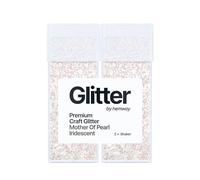 Hemway Premium Glitter Shakers - Mother of Pearl Iridescent | 130g (2 Pack) Chunky Metallic Flake for Resin & Epoxy Crafts | Craft Supplies for Tumblers, Festival, Face, Body, Eye & Nail Art