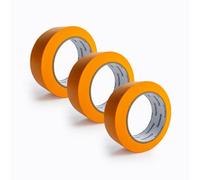 Hemway Premium Painters Masking Tape (Pack Of 3), Paint Blocking Technology 36mm X 50M, Paint & Decorating, For Sharp Paint Lines
