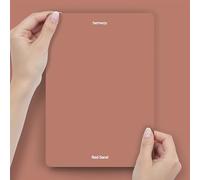 Hemway Red Sand Peel & Stick Sample Chalk Paint | A5 Accurate Colour Swatch, Mess-Free Alternative to Paint Tester Pots, Easy To Use, Eco-friendly, for Interior Furniture & Walls