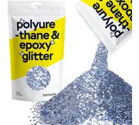 Hemway Resin Glitter Azure Blue 100g Extra Chunky