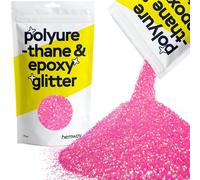 Hemway Resin Glitter Baby Pink Iridescent 100g Fine | Polyurethane & Epoxy Glitter for Resin Crafts, Tumblers, Coasters, Floor & Table Art