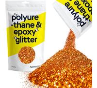 Hemway Resin Glitter Copper 100g Chunky | Polyurethane & Epoxy Glitter for Resin Crafts, Tumblers, Coasters, Floor & Table Art