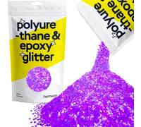 Hemway Resin Glitter Fluorescent Purple 100g Extra Chunky