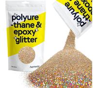 Hemway Resin Glitter Gold Silver Holographic 100g Microfine | Polyurethane & Epoxy Glitter for Resin Crafts, Tumblers, Coasters, Floor & Table Art