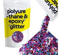 Hemway Resin Glitter Harlequin Blue Red Purple Mix 100g Mixed Chunky