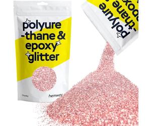 Hemway Resin Glitter Light Rose Gold 100g Chunky
