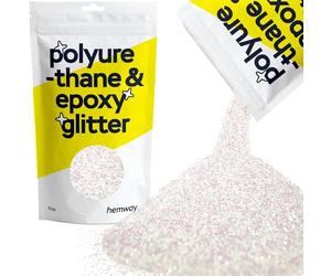 Hemway Resin Glitter Mother of Pearl Iridescent 500g Fine | Polyurethane & Epoxy Glitter for Resin Crafts, Tumblers, Coasters, Floor & Table Art
