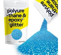 Hemway Resin Glitter Ocean Blue 100g Microfine | Polyurethane & Epoxy Glitter for Resin Crafts, Tumblers, Coasters, Floor & Table Art