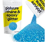 Hemway Resin Glitter Ocean Blue 100g Ultrafine | Polyurethane & Epoxy Glitter for Resin Crafts, Tumblers, Coasters, Floor & Table Art