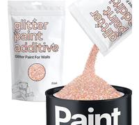 Hemway Rose Gold Holographic Glitter Paint Additive Fine 100g for Adding Sparkle to Paints & Varnish | Paint Walls Sparkly Add to Emulsion, Acrylic or Lacquer Indoor