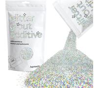 Hemway Silver Holographic Fibre Strands Glitter Grout Additive 100g Metallic Flakes for Adding Sparkle to Kitchen & Bathroom Tiles | Enhance Your Indoor Grouting Projects with a Durable Sparkly Effect
