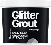 Hemway Silver Holographic Glitter with Grey Grout 2.5L / 4.5kg Ready Mixed Glitter Grout & Fix | Floor, Wall & Tile Adhesive, Water-Resistant, Anti-Mould, Easy to Use & Fast-Drying