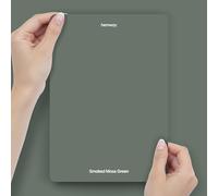 Hemway Smoked Moss Green Peel & Stick Sample Chalk Paint | A5 Accurate Colour Swatch, Mess-Free Alternative to Paint Tester Pots, Easy To Use, Eco-friendly, for Interior Furniture & Walls