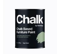 Smooth Chalky Finish Flat Matt Chalk Based Furniture Paint Hemway Sage Green 1L