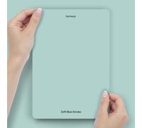 Hemway Soft Blue Smoke Peel & Stick Sample Chalk Paint | A5 Accurate Colour Swatch, Mess-Free Alternative to Paint Tester Pots, Easy To Use, Eco-friendly, for Interior Furniture & Walls