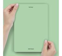 Hemway Soft Green Peel & Stick Sample Chalk Based Furniture Paint | A5 Accurate Colour Swatch, Mess-Free Alternative to Paint Tester Pots, Easy To Use, Eco-friendly, Interior Furniture