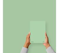 Hemway Soft Green Peel & Stick Sample Interior Paint, A5 Swatch | Accurate Colour, Mess-Free Alternative to Paint Tester Pots, Easy To Use, Eco-friendly, for Kitchen Bathroom Living Room