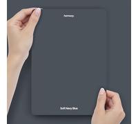 Hemway Soft Navy Blue Peel & Stick Sample Chalk Furniture Paint | A5 Accurate Colour Swatch for Chalk Based Furniture Paint, Mess-Free Alternative to Tester Pots, Easy To Use, Eco-friendly