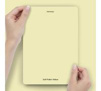 Hemway Soft Pollen Yellow Peel & Stick Sample Chalk Furniture Paint