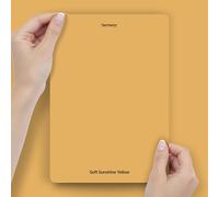 Hemway Soft Sunshine Yellow Peel & Stick Sample Chalk Paint | A5 Accurate Colour Swatch, Mess-Free Alternative to Paint Tester Pots, Easy To Use, Eco-friendly, for Interior Furniture & Walls