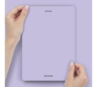 Hemway Soft Violet Purple Peel & Stick Sample Chalk Paint | A5 Accurate Colour Swatch, Mess-Free Alternative to Paint Tester Pots, Easy To Use, Eco-friendly, for Interior Furniture & Walls