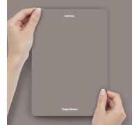 Hemway Taupe Brown Peel & Stick Sample Chalk Paint | A5 Accurate Colour Swatch, Mess-Free Alternative to Paint Tester Pots, Easy To Use, Eco-friendly, for Interior Furniture & Walls