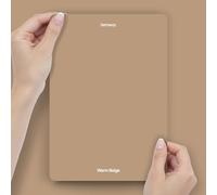 Hemway Warm Beige Peel & Stick Sample Chalk Paint | A5 Accurate Colour Swatch, Mess-Free Alternative to Paint Tester Pots, Easy To Use, Eco-friendly, for Interior Furniture & Walls