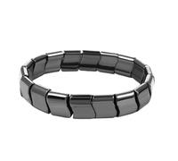 Hemys Hematite Bracelet for Men Hemios Hematite Bracelet, 2025 New Hemios bracelet Restore Confidence & Your Edge,Gift for Dad Husband Boyfriend (B)