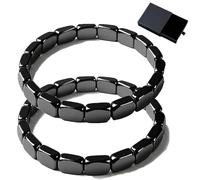 Hemys Hematite Bracelet for Men, Sharpen Focus, Reignites Masculine Energy and Mental Clarity, Unlock Your Natural Edge, Gift for Dad, Husband, Boyfriend (2)