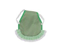 Hen Double Apron Reusable Hen Apron Poultry Protector with Elastic Straps for Small Medium Large Hen (Green)