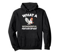 Hen Farm - Farmer Farming Eggs Chicken Fucked Up Day Pullover Hoodie