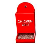 Hen House Feeder - Chicken Coop Feed Container, Outdoor Poultry Dispenser | Anti-Rent Design with Lid, Easy Access Lid to Feed, Large Capacity for Multiple