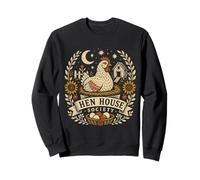 Hen House Society Chicken Farm Cottagecore Design Sweatshirt