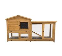 Hen House Wooden, Chicken Coop Large, with Nesting Box, with Waterproof Outdoor Hen House, Poultry Cage Back Yard, Secure Enclosure(Original wood color)