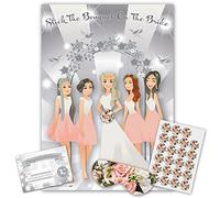 Hen Night Party Games - PIN THE BOUQUET ON THE BRIDE - 20 Players - Certificate included