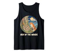 Hen of The Woods Maitake Fox Ukiyo e Fall Foraging Fungi Tank Top