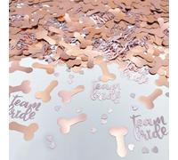 Hen Party Decorations Confetti,Rose Gold Wedding Party Poppers Table Decorations Confetti, Bride to Be Do Night Accessories for Hen Do Decorations,Bridal Shower Bachelorette Party Bag Fillers-30g
