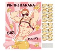 Hen Party Game Pin The Pants On The Hunk 26PCS Funny Party Set
