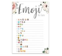 Hen Party Games Boho Floral Emoji Design Hen Party Accessories (HPG-BOHO-EMOJ10)