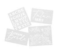 Hen Party Stencil Kit Personalised Team Bride and Future Mrs DIY Stencils Bridal Shower Decor