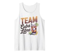Hen Party Team Cuba Libre Cocktail for Bartender Tank Top