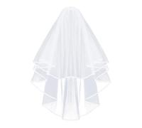 Hen Party Veil, Hen Do Veil, Bride to Be Veils with Comb, 2 Tier Tulle Veils for Bachelorette Parties, Bridal Showers, Wedding Rehearsals & Girls Night Out