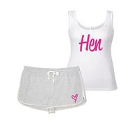 Hen Pyjama Set Wife PJ's Hen Party 60 SECOND MAKEOVER Grey XS
